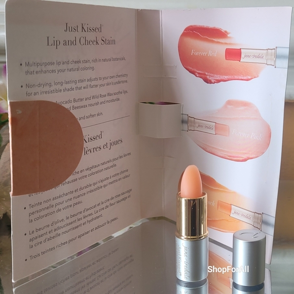 🌙 Jane Iredale Just Kissed Lip & Cheek Stain NEW - Picture 3 of 4